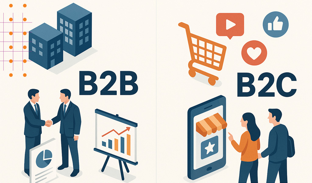 تعریف و تفاوت های B2B و B2C