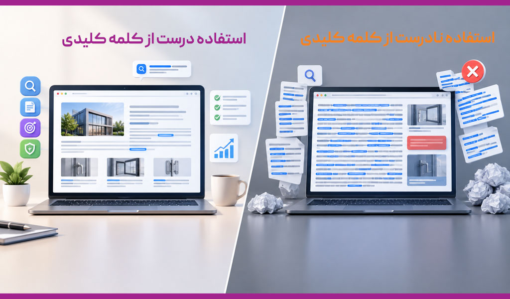 استفاده از کلمه کلیدی